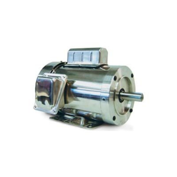 Leeson Electric Leeson Motors Motor Washdown Motor-1HP, 115-208/230V, 1800RPM, TEFC, RIGID C, 1.15 SF, 69 Eff. 191479